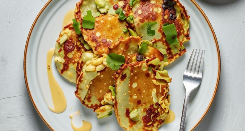 2 яйца и капуста — получается аппетитная лепёшка: домочадцы захотят на завтрак только её вместо привычных каш