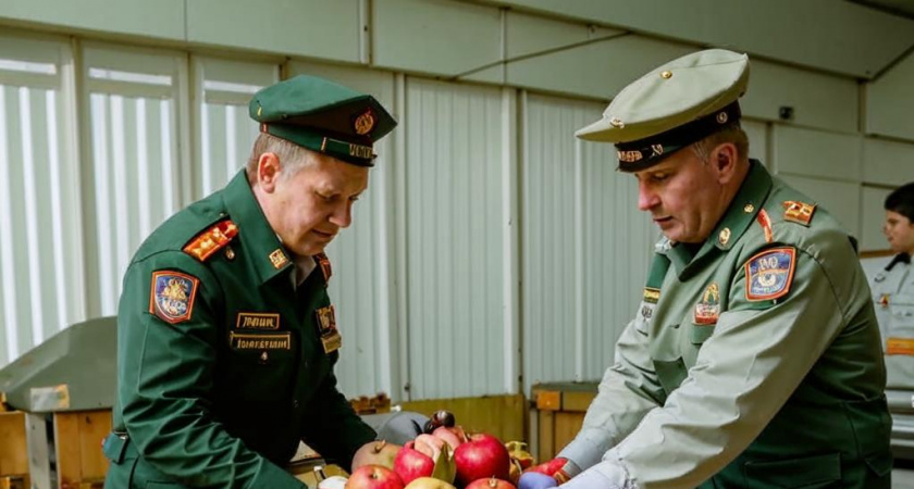 Яблоки из Грузии прибыли в Волгоград: Россельхознадзор проверил качество