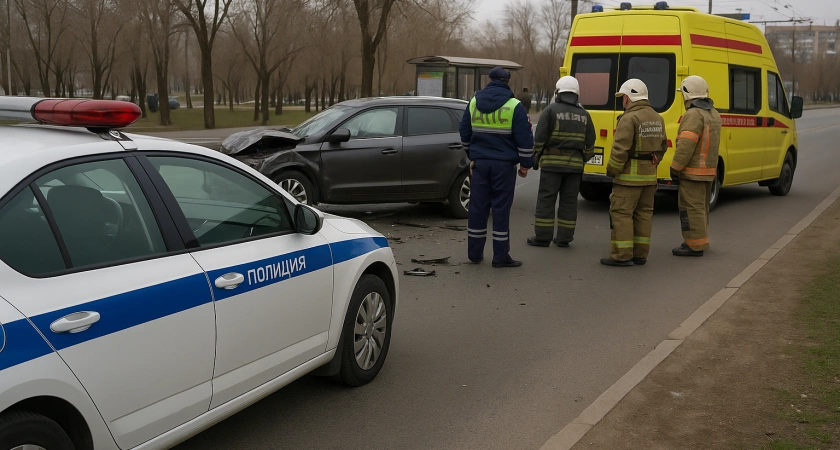 Фото к статье: В Волгограде и области за сутки произошло несколько серьёзных ДТП