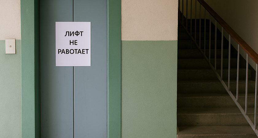 В Волгограде жители девятиэтажки на 8-й Воздушной армии полмесяца выживают без лифта