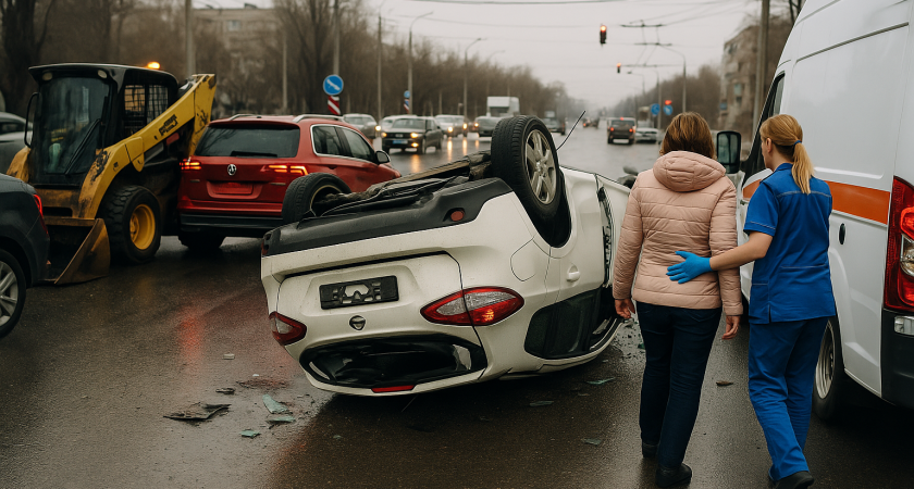 Волгоград и область за сутки собрали череду ДТП: пострадали женщина, ребёнок и пешеход