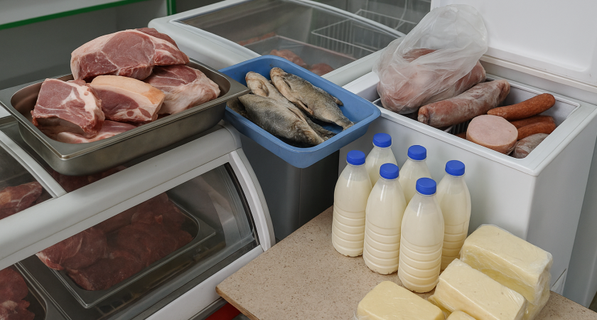 В Волгоградской области нашли мясо и молочку без документов: торговали продуктами втемную