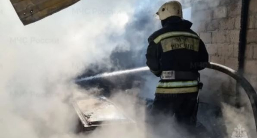 В Краснослободске на пожаре погиб неизвестный мужчина