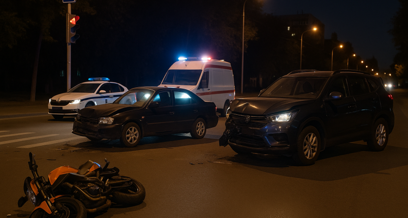В Волгоградской области за сутки — пять аварий, один погибший и десятки нарушений ПДД