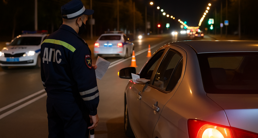 В Волгограде на выходных массово проверяли автомобилистов