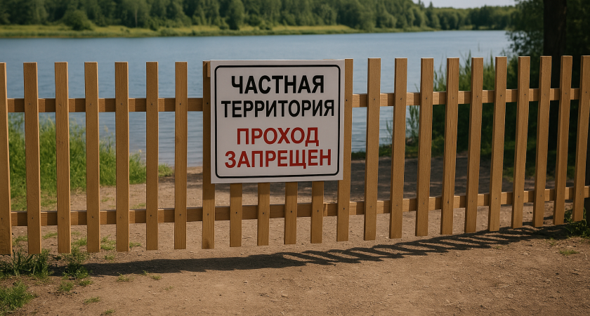 В Волгограде перекрыли доступ к водоёму в элитном посёлке на Латошинке: местные возмущены