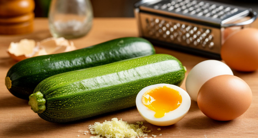 Просто натираю кабачки и добавляю 5 яиц — так вкусно, что готовлю каждый день летом