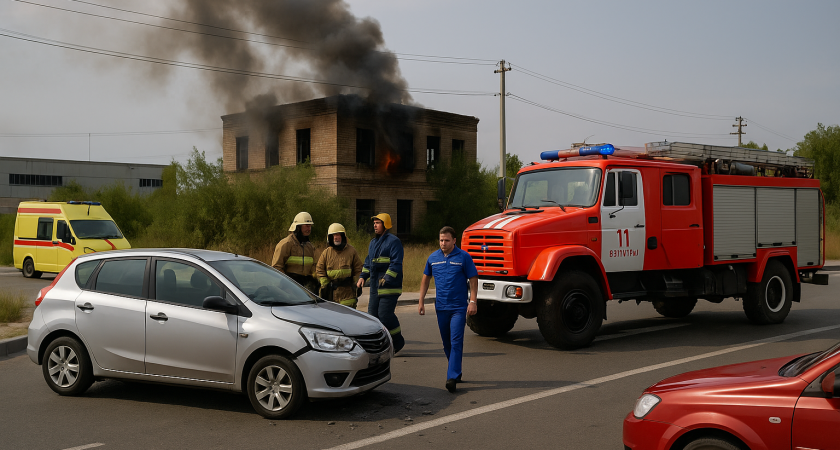 Волгоградская область пережила тревожные сутки: вспыхнули пожары, случились ДТП, спасатели подняли тревогу на воде