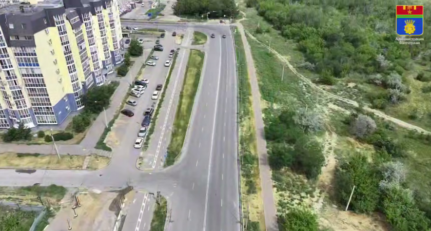 В Волгограде меньше чем за год построили новый комплекс дорог