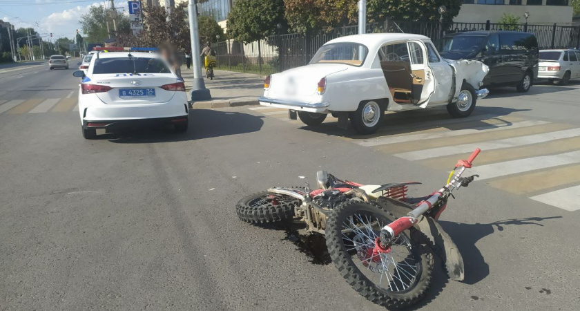 В Волгограде случилось еще одно ДТП с подростком-мотоциклистом