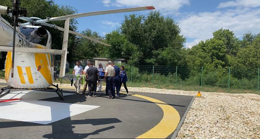 В Волгоградской области спасли годовалую девочку благодаря санавиации