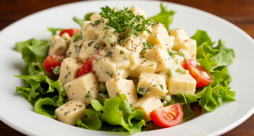 Салат «Бахор» на Новый год — свежий, сытный и вкусный — встречаем 2026-й без надоевшей «Шубы» или «Мимозы»