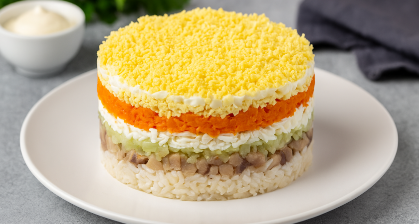 Забыла про "Оливье", "Мимозу" и "Шубу": нашла рецепт вкусного салата "Наслаждение" на Новый год