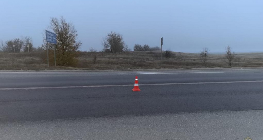 В Волгоградской области водитель насмерть сбил пешехода на трассе