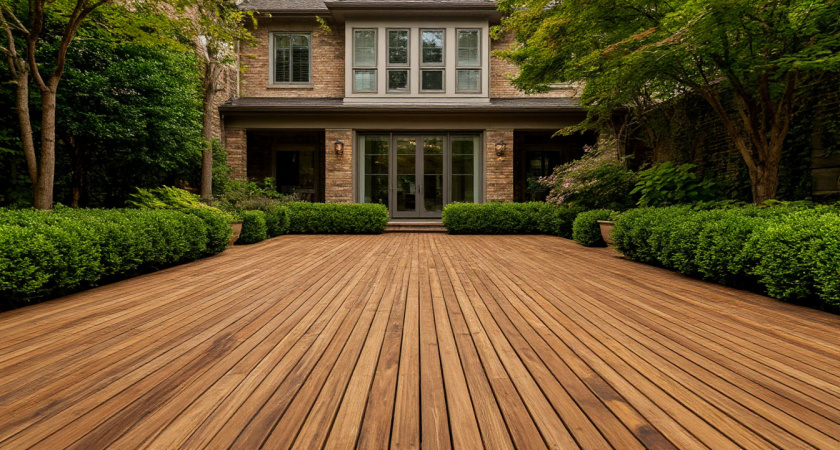 Деревянный настил делал еще прадед — до сих пор как новенький: доски во дворе не гниют по 40 лет