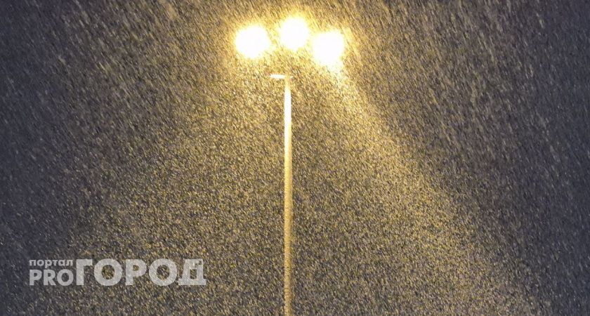 Первый снегопад заметили на севере Волгоградской области