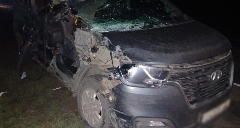 В Дубовском районе три пассажира иномарки попали в больницу после тарана фуры