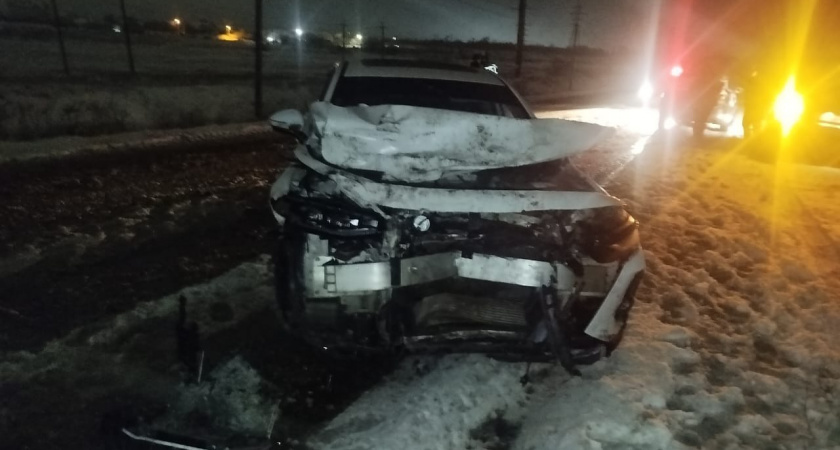 В Михайловке «Черри» протаранила грузовик: водитель в больнице