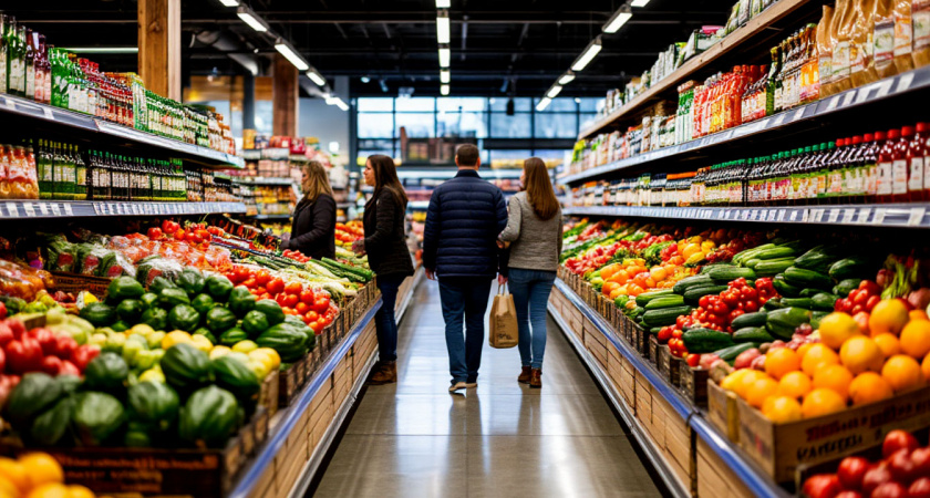 Зашла в американский супермаркет и ахнула - наши цены на продукты и рядом не стояли