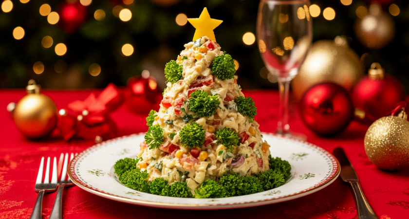 Когда он на столе, про Оливье и Шубу никто не вспоминает: готовлю обалденный салат "Елочка" - Огненная Лошадь заскочит на огонек