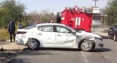 В Волгограде столкнулись Kia и «четырнадцатая»