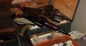 В одном из гаражей Волгограда обнаружили целый арсенал