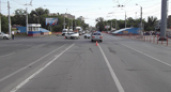 В Волгограде в результате ДТП сгорел автомобиль