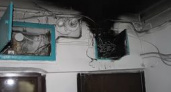 В Волгограде из-за неисправной  проводки чуть не сгорел целый подъезд в пятиэтажке