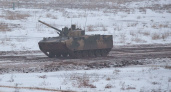 Под Волгоградом на полигоне Прудбой испытали новую БМД-4М