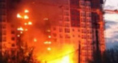 На севере Волгограда при  пожаре в 9-ти этажном доме  погиб мужчина