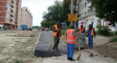 В Волгограде на улице Циолковского началось строительство дороги