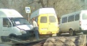 В Волгограде столкнулись две маршрутки