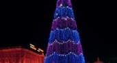В Волгограде на площади Павших борцов зажглась главная новогодняя елка