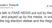 Трамп обвинил СМИ в распространении «фейковых новостей» о его связях с РФ