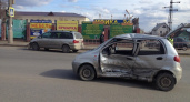 В Волгограде при столкновении двух иномарок пострадала женщина