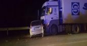 В Волгограде отечественная легковушка влетела в грузовик-иномарку