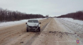 Под Волгоградом иномарка на встречке влетела в «Гранту»