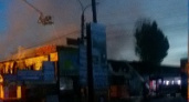 В Волгограде горел рынок на Тулака