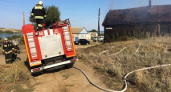 Под Волгоградом сгорел частный дом: есть пострадавшие