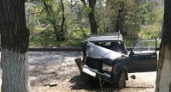 В Волгограде пенсионер погиб, врезавшись на машине в дерево