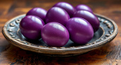 Для покраски яиц в фиолетовый цвет шелуха репчатого лука не нужна - новый способ