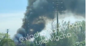 В Красноармейском районе вспыхнул мощный пожар в частном секторе