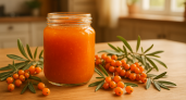 Варенье-пятиминутка из облепихи — вкусное и простое: даже косточки вытаскивать не надо