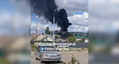 Мощный пожар в Волгограде 14 августа: горела крыша дома на улице Кирова