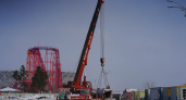 Опорные колонны для нового 120-метрового колеса обозрения привезли в Волгоград  