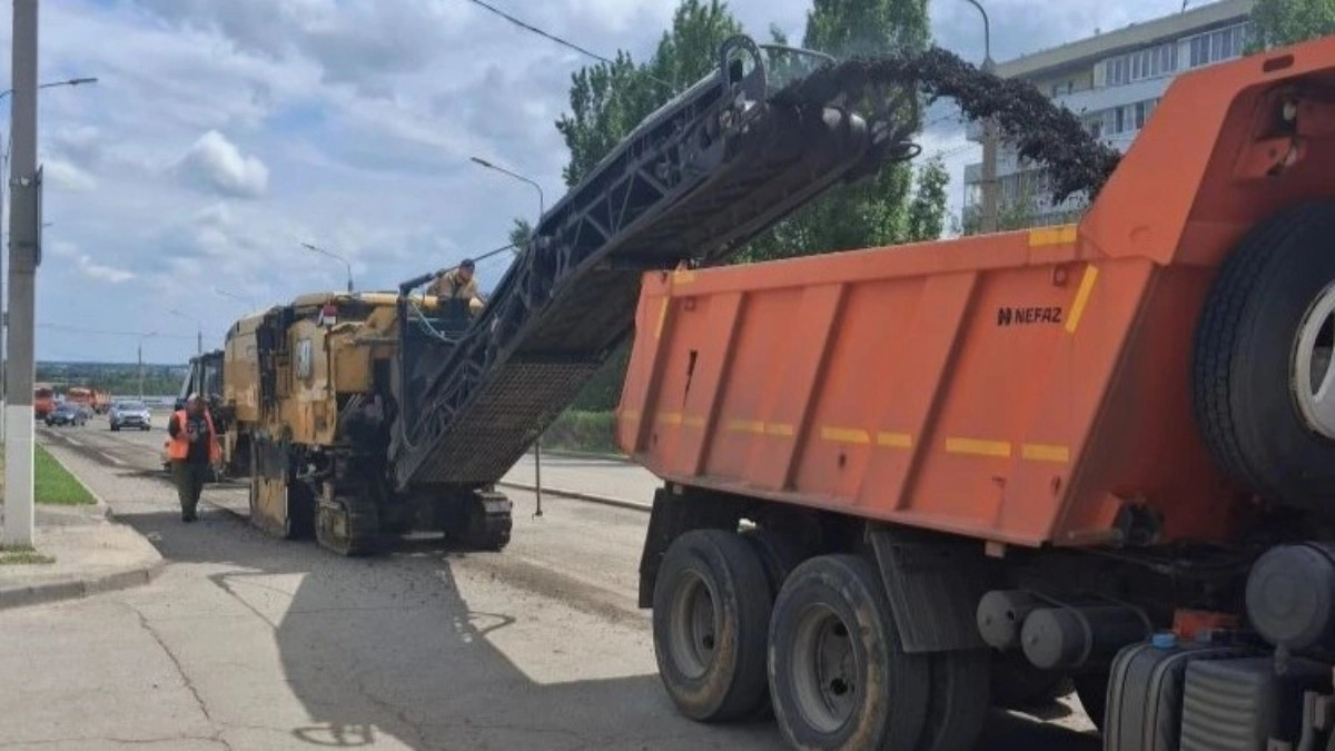 В Волгограде начали ремонт улицы 7-й Гвардейской